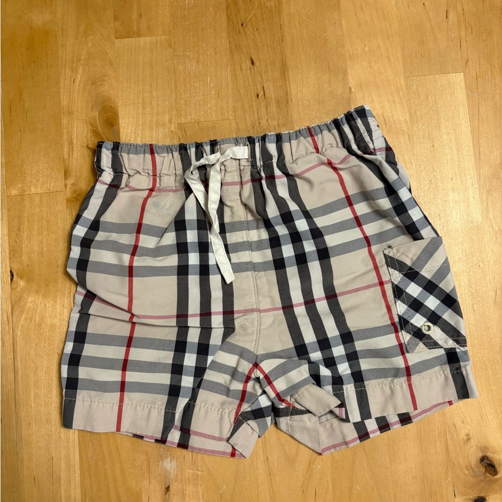 Classic Plaid Kids Swim shorts 6mo